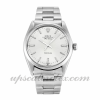 Unisex Rolex Air-king 5500 34 MM Case Automatic Movement Silver Dial