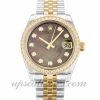 Ladies Rolex Datejust Lady 178383 31 MM Case Automatic Movement Mother of Pearl Black – Diamond Dial