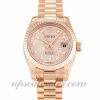 Ladies Rolex Datejust Lady 179175 26 MM Case Automatic Movement Rose Gold Diamond (Jubilee) Dial