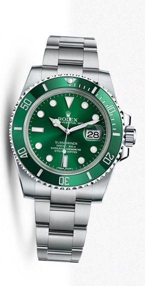 Rolex Submariner green dial green bezel steel