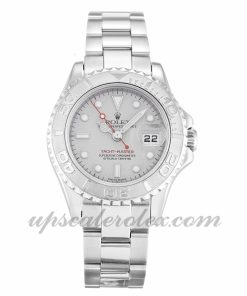 Ladies Rolex Yacht-Master 169622 29 MM Case Automatic Movement Silver Dial