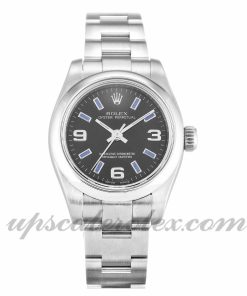 Ladies Rolex Lady Oyster Perpetual 176200 26 MM Case Automatic Movement Black Quarter Dial