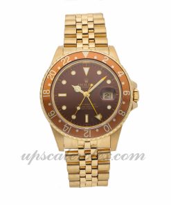 Mens Rolex Gmt-master 16758 40mm Case Mechanical (Automatic) Movement Brown Dial