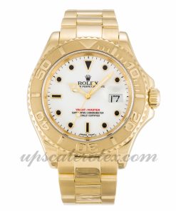 Mens Rolex Yacht-Master 16628 40 MM Case Automatic Movement White Dial