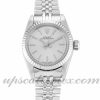 Ladies Rolex Lady Oyster Perpetual 67194 24 MM Case Automatic Movement Silver Dial