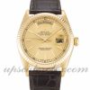 Unisex Rolex Day-Date 18038 36 MM Case Automatic Movement Champagne Dial