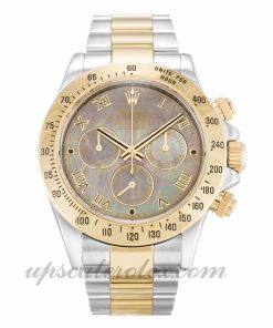 Mens Rolex Daytona 116523 40 MM Case Automatic Movement Mother of Pearl - Black Dial