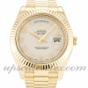 Mens Rolex Day-Date II 218238 41 MM Case Automatic Movement Ivory Dial