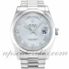 Mens Rolex Day-Date 118206 36 MM Case Automatic Movement Blue Dial