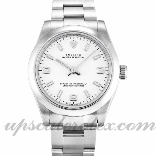 Ladies Rolex Lady Oyster Perpetual 177200 31 MM Case Automatic Movement White Quarter Dial