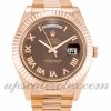 Mens Rolex Day-Date II 218235 41 MM Case Automatic Movement Chocolate Dial