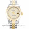 Ladies Rolex Datejust Lady 69173 26 MM Case Automatic Movement Ivory Pyramid Dial