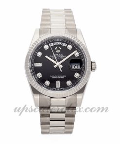 Mens Rolex Day-date 118239 36mm Case Mechanical (Automatic) Movement Black Dial