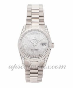 Ladies Rolex Day-date 118339 36mm Case Mechanical (Automatic) Movement Silver Dial