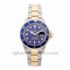 Mens Real Vs Fake Rolex Submariner Automatic Movement Blue Dial 16613 40mm Case