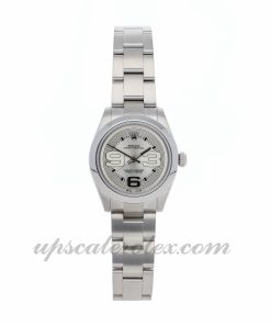 Mens Rolex Oyster Perpetual 177200 31mm Case Mechanical (Automatic) Movement Silver Dial
