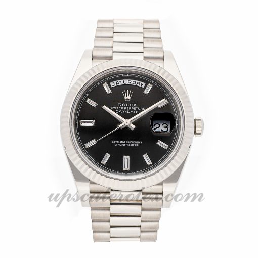 Mens Rolex Day-date 40 228239 40mm Case Mechanical (Automatic) Movement Black Dial