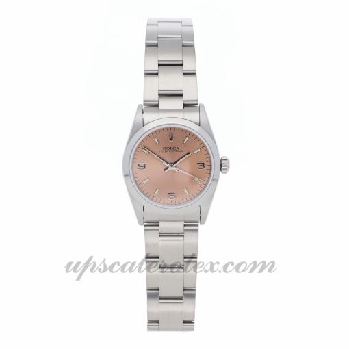 Ladies Rolex Oyster Perpetual 67480 31mm Case Mechanical (Automatic) Movement Pink Dial