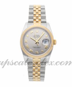 Mens Rolex Datejust 116233 36mm Case Mechanical (Automatic) Movement Steel Grey Dial