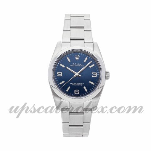 Mens Rolex Oyster Perpetual 116000 36mm Case Mechanical (Automatic) Movement Blue Dial