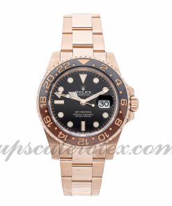 Mens Rolex Gmt-master Ii 126715chnr 40mm Case Mechanical (Automatic) Movement Black Dial