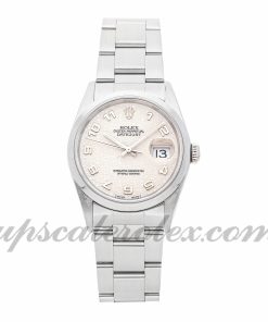 Mens Rolex Datejust 16200 36mm Case Mechanical (Automatic) Movement Ivory Dial
