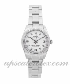 Ladies Rolex Oyster Perpetual 177210 31mm Case Mechanical (Automatic) Movement White Dial