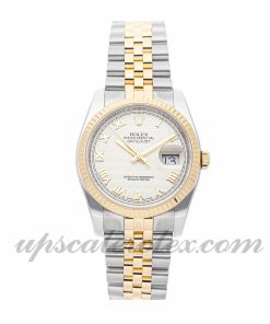 Mens Rolex Datejust 116233 36mm Case Mechanical (Automatic) Movement Ivory Dial