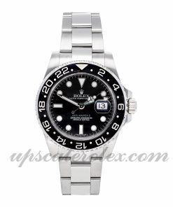 Mens Rolex Gmt-master Ii 116710 40mm Case Mechanical (Automatic) Movement Black Dial