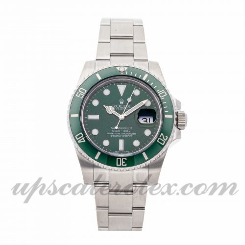 Mens Rolex Submariner 116610lv 40mm Case Mechanical (Automatic) Movement Green Dial