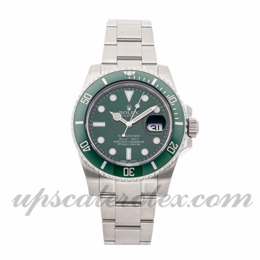 Mens Rolex Submariner 116610lv 40mm Case Mechanical (Automatic) Movement Green Dial