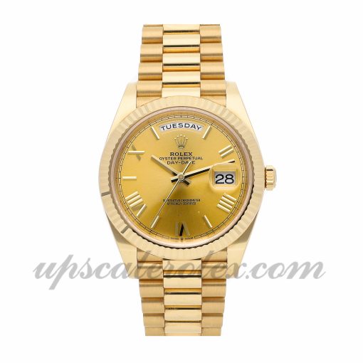 Mens Rolex Day-date 228238 40mm Case Mechanical (Automatic) Movement Champagne Dial