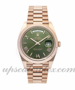 Mens Rolex Day-date 40 228235 40mm Case Mechanical (Automatic) Movement Green Dial