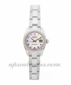 Ladies Rolex Datejust 179174 26mm Case Mechanical (Automatic) Movement Mother-of-pearl Dial