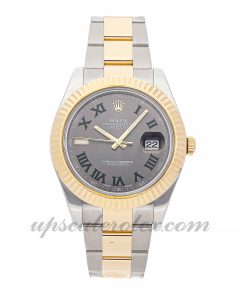 Mens Rolex Datejust Ii 116333 41mm Case Mechanical (Automatic) Movement Grey/Charcoal Dial