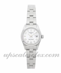 Ladies Rolex Datejust 79160 26mm Case Mechanical (Automatic) Movement White Dial