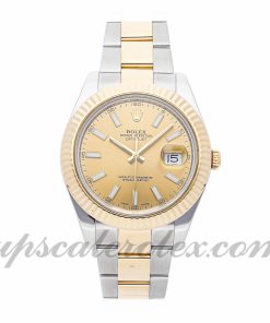 Mens Rolex Datejust Ii 116333 41mm Case Mechanical (Automatic) Movement Champagne Dial