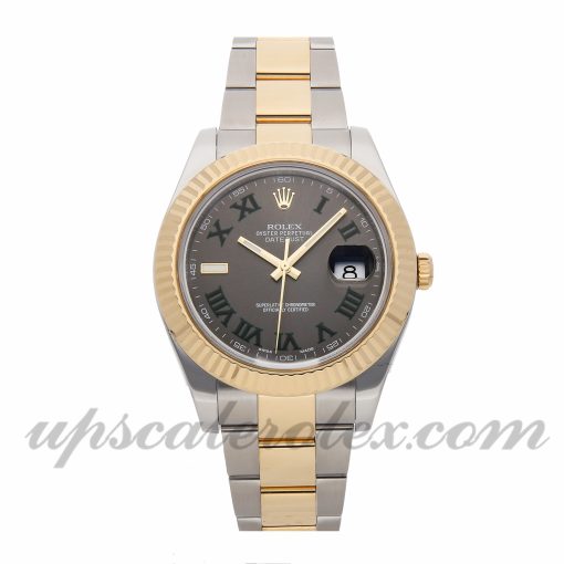 Mens Rolex Datejust Ii 116333 41mm Case Mechanical (Automatic) Movement Slate Gray Dial