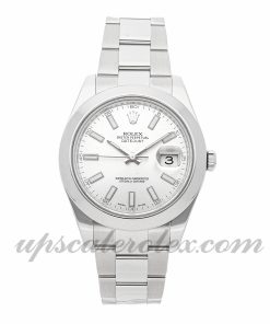 Mens Rolex Datejust Ii 116300 41mm Case Mechanical (Automatic) Movement Silver Dial
