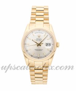 Fake Presidential Rolex Rolex Day-date 118208 36mm Silver Dial