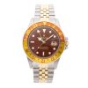 Case 40mm Rolex GMT Master Rootbeer 16753 Dial Brown Stainless Steel