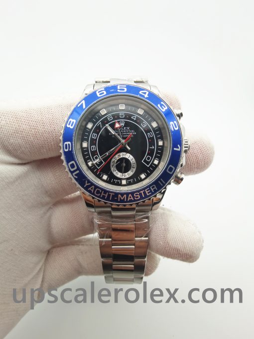 Rolex Yacht-master 116680 Automatic Mens Black 44 mm Steel Watch