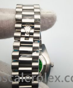 Rolex Day-Date 218349 Mens Black 41 Mm With Diamonds Automatic Watch