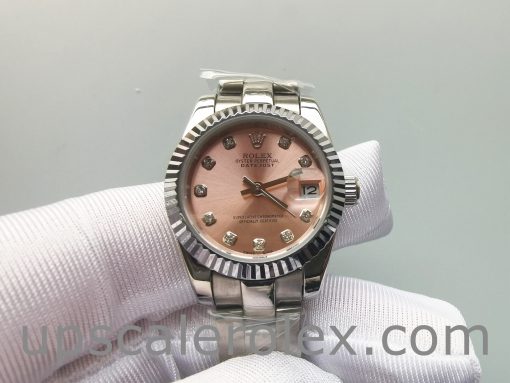 Rolex Datejust 178271 Eve Gold Midsize Steel Diamond Ladies Watch
