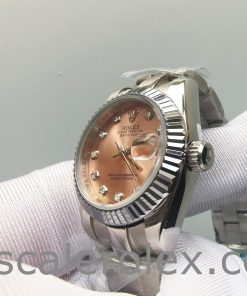 Rolex Datejust 178271 Eve Gold Midsize Steel Diamond Ladies Watch