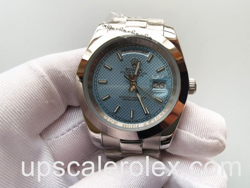 Rolex Day-Date 228206 Mans 40 Mm Blue Dial Style Automatic Steel Watch