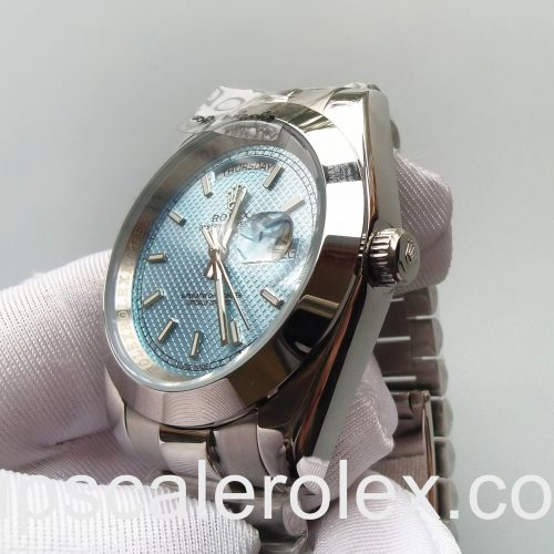 Rolex Day-Date 228206 Mans 40 Mm Blue Dial Style Automatic Steel Watch
