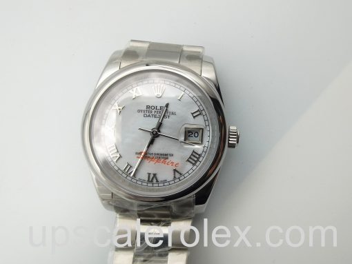 Rolex Datejust 16200 Silver Dial 36 mm Stainless Steel Automatic Watch