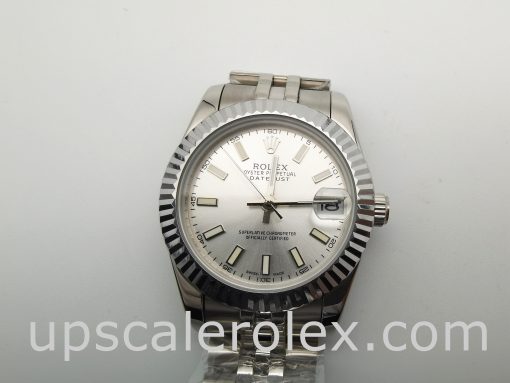 Rolex Mid-Size Datejust 68274 Ladies 31 mm Silver Steel Automatic Watch