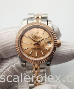 Rolex Datejust 278271 Women 31mm Rose Gold Automatic Steel Watch